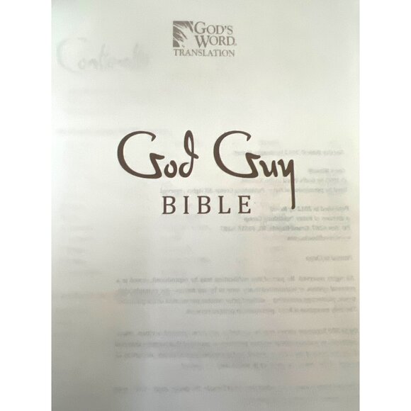 God Guy Bible With Devotionals & Study Guides - Picture 1 of 5